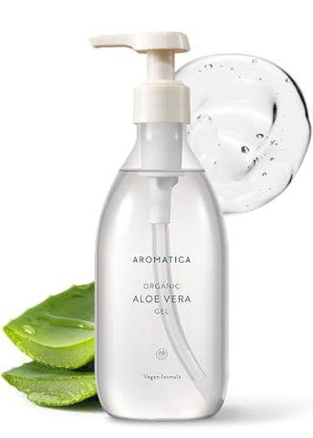 Organic/Soothing Aloe Vera Gel 300ml, Soothing, Cooling, Moisturizing, Vegan