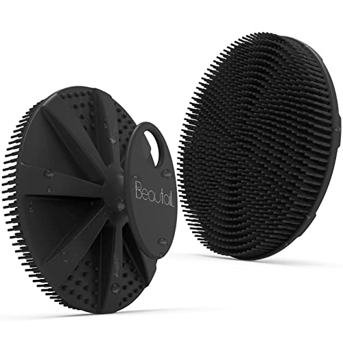 Silicone Body Scrubber Black