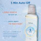 Facial Skin Scrubber, Ultrasonic Skin Spatula Include 2 Silicone Covers