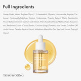 Honey Glow 65% Propolis Serum with Hyaluronic Acid, Kojic Acid & Niacinamide, Hydrating Facial Serum 33ml, 1.11 fl.oz.