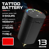 STIGMA Wireless Tattoo Machine Kit Rotary Complete Tattoo Set with 20Pcs Tattoo Cartridges Needles