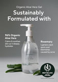 Organic/Soothing Aloe Vera Gel 300ml, Soothing, Cooling, Moisturizing, Vegan