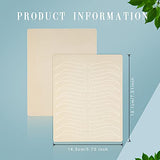 16 Pieces Double Sided Practice Skin for Eyebrows (White)