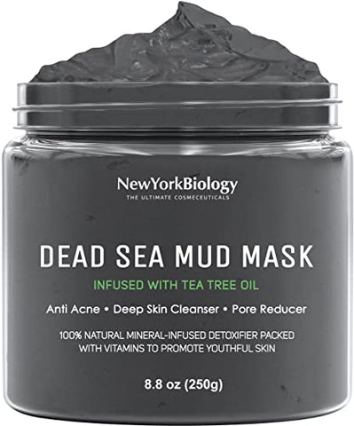 Dead Sea Mud Mask for Face and Body Infused with Tea Tree - Tightens Skin for A Healthier Complexion - 250 g