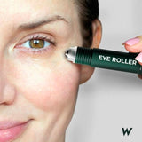 Under Eye Roller with Caffeine, Vitamin C and Peptides for Dark Circles and Puffiness, Fine Lines, Wrinkles - Brightening Cream
