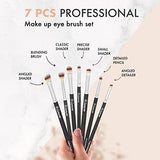 7 Piece Essentials - Pencil, Shader, Tapered, Definer - Vegan Synthetic Bristles
