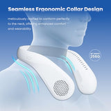 Neck Fan - 5200mAh Portable Neck Fans 16hrs Working Time (White)