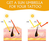 SPF 30+ Tattoo Sun Protection - UVA/UVB Sun Rays Protection,Water Resistant, 60ml