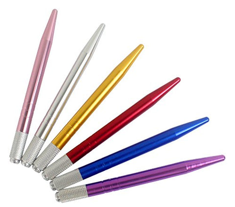 6PCS Manual Tattoo Microblading Pens