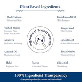 Blue Ayurvedic Brightening Day Face Cream for Skin Glow 19 Herbs, 1.7 Oz)