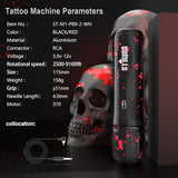STIGMA Wireless Tattoo Machine Kit Rotary Complete Tattoo Set with 20Pcs Tattoo Cartridges Needles