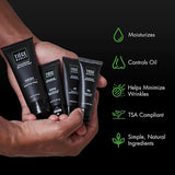 Tiege Hanley Mens Skin Care Set, Men's Skincare Set Includes Face Wash, Facial Scrub, & Moisturizer