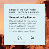 Sky Organics Bentonite Clay Powder with Detoxifying Indian Healing Clay fVegan & Cruelty-Free Skin Care, 454 grams
