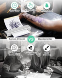 Bluetooth Tattoo Stencil Machine A4 Thermal Stencil Maker with 10Pcs Transfer Paper
