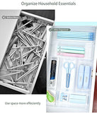 16 Pcs Clear Plastic Drawer Organiser