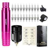 Mast Tattoo Rotary Microblading  Machine, Wireless Cartridge Needles Included,