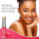 VELAMO ADVANCED Retinol Eye Stick: Retinol Eye Cream for Dark Circles Puffiness Under Eye Bags Fine Lines Wrinkles