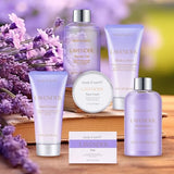 Bath Spa Gift Set for Women - 6Pcs Lavender Toiletries