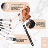 7 Piece Essentials - Pencil, Shader, Tapered, Definer - Vegan Synthetic Bristles