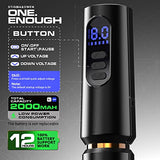 STIGMA Wireless Rotary Tattoo Machine Professional  2000mAh Battery Power with 2 Pcs Grips