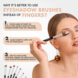 7 Piece Essentials - Pencil, Shader, Tapered, Definer - Vegan Synthetic Bristles