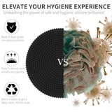 Silicone Body Scrubber Black