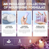 Bath Spa Gift Set for Women - 6Pcs Lavender Toiletries