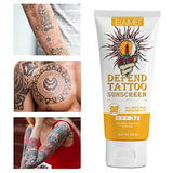SPF 30+ Tattoo Sun Protection - UVA/UVB Sun Rays Protection,Water Resistant, 60ml
