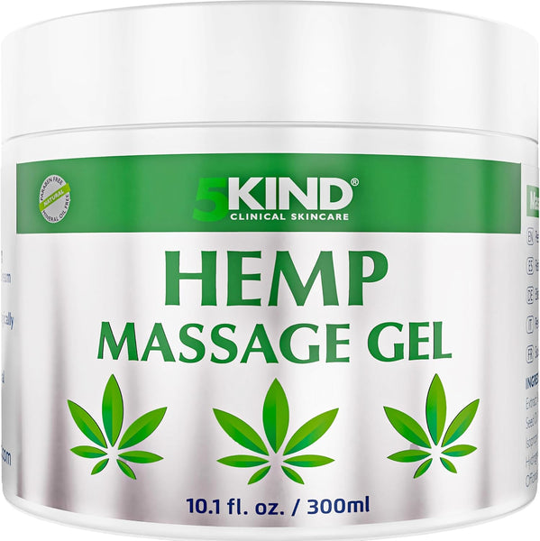 5kind Hemp Active Gel 300ml -Hemp Gel Muscle Rub Rich in Natural Extracts