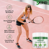 5kind Hemp Active Gel 300ml -Hemp Gel Muscle Rub Rich in Natural Extracts