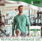 5kind Hemp Active Gel 300ml -Hemp Gel Muscle Rub Rich in Natural Extracts