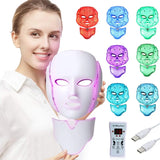 7 Colors Led Facial Mask Red Light Therapy Mask
