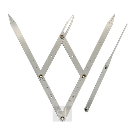 Golden mean caliper for brow design *Removable arm*
