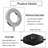 2in1 Adjustable USB LED desk lamp