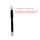 Disposable Microblading Pens 18U With Pigment Brush Microblading Disposable 10 pcs/pack (Black)
