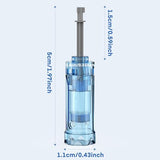 Microneedling Needles, 10 Pcs 42 Pin Replacement Needle Cartridges for Derman Pen M8S/A8S/A9, 10 Pcs/Pack, 3 Slots Design