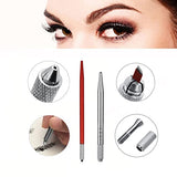Microblading Kit Eyebrow Microblading Manual Tattoo Pen and Microblading Needles RS RL 14 Pin 18U