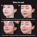 Real Collagen Fit, Hydrolyzed Collagen Wrapping Mask, Peel Off Facial Mask for elasticity, Korean Skin Care, 50ml, 1.69 fl. oz.