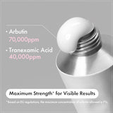 Arbutin 7% + Tranexamic Acid 4% Cream, 70,000ppm Arbutin, 40,000ppm TXA, Niacinamide, Glutathione, Dark Spots, Freckles, Korean Skin Care, 50ml, 1.69 fl.oz.