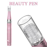 Dermapen Microneedling Pen, Professional Cordless Derma Pen Electric Micro Needling Pen Adjustable Speeds with 12pins 36pins