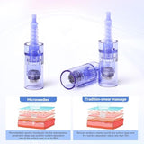 Micro Needles Cartridges For Dr.Pen Ultima A6 Microneedling Pen, 12Pin/36Pin/42Pin (36Pin Needles, 10PCS)