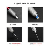 Microblading Kit Eyebrow Microblading Manual Tattoo Pen and Microblading Needles RS RL 14 Pin 18U