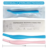 10Pcs/Pack Microblading Disposable Pen 14F Needles Manual Eyebrow Tattoo Pen