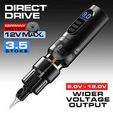 STIGMA Wireless Rotary Tattoo Machine Professional  2000mAh Battery Power with 2 Pcs Grips