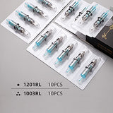 Stigma Tattoo Pen Machine with 20Pcs Cartridges Needles Power Supply with Plastic Box for Beginners