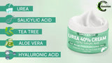 Urea Foot Cream 40 Percent Plus 2% Salicylic Acid 5.29 oz || Deep Moisturizing, Callus Remover and Soften