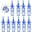 Micro Needles Cartridges For Dr.Pen Ultima A1 Microneedling Pen, Tips For Electric Auto Stamp Derma Pen (12 Pin Needles, 10 Pcs)