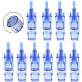 Micro Needles Cartridges For Dr.Pen Ultima A1 Microneedling Pen, Tips For Electric Auto Stamp Derma Pen (12 Pin Needles, 10 Pcs)