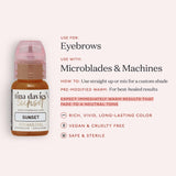Tina Davies Professional Eyebrow PIgments - High Retention - 1/2oz