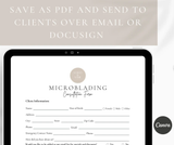 3 Microblading Form Bundle